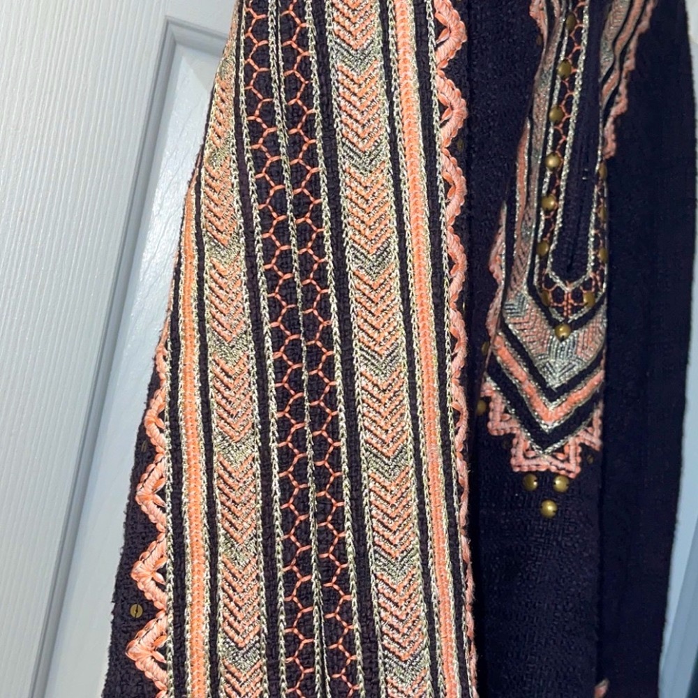 Free People Embroidered Cotton Pullover/Jacket - Picture 8 of 9